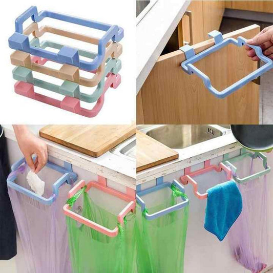 Plastic Garbage Bag Holder, Dustbin,Towel Rack For Kitchen