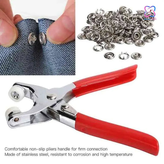 Stainless Steel Tich Button Tool (Machine+Button)